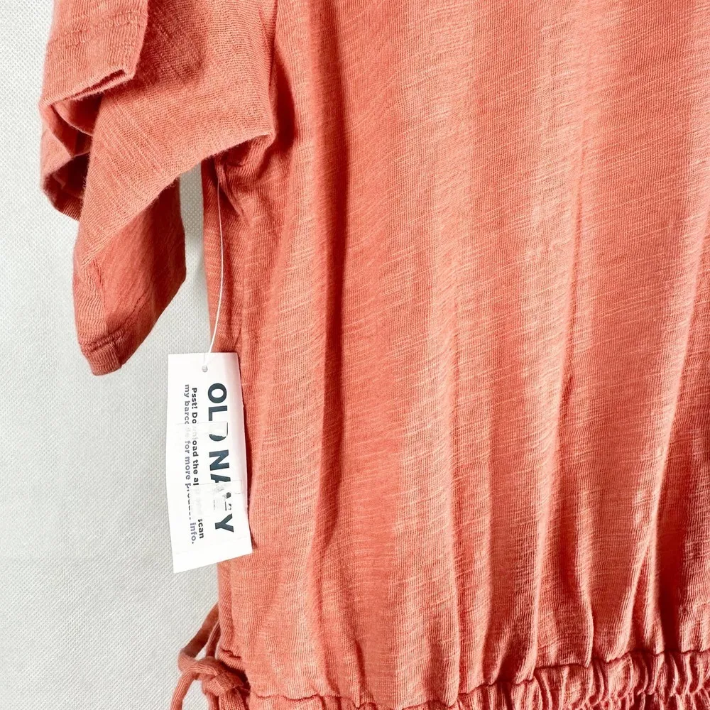 Old Navy Waist Defined Short Sleeve Cotton knit Dress Size XL - Image 11