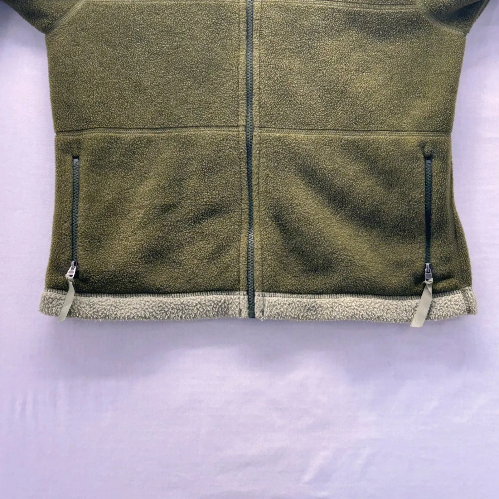 Patagonia Vintage Synchilla Fleece Jacket Green Medium - Image 5