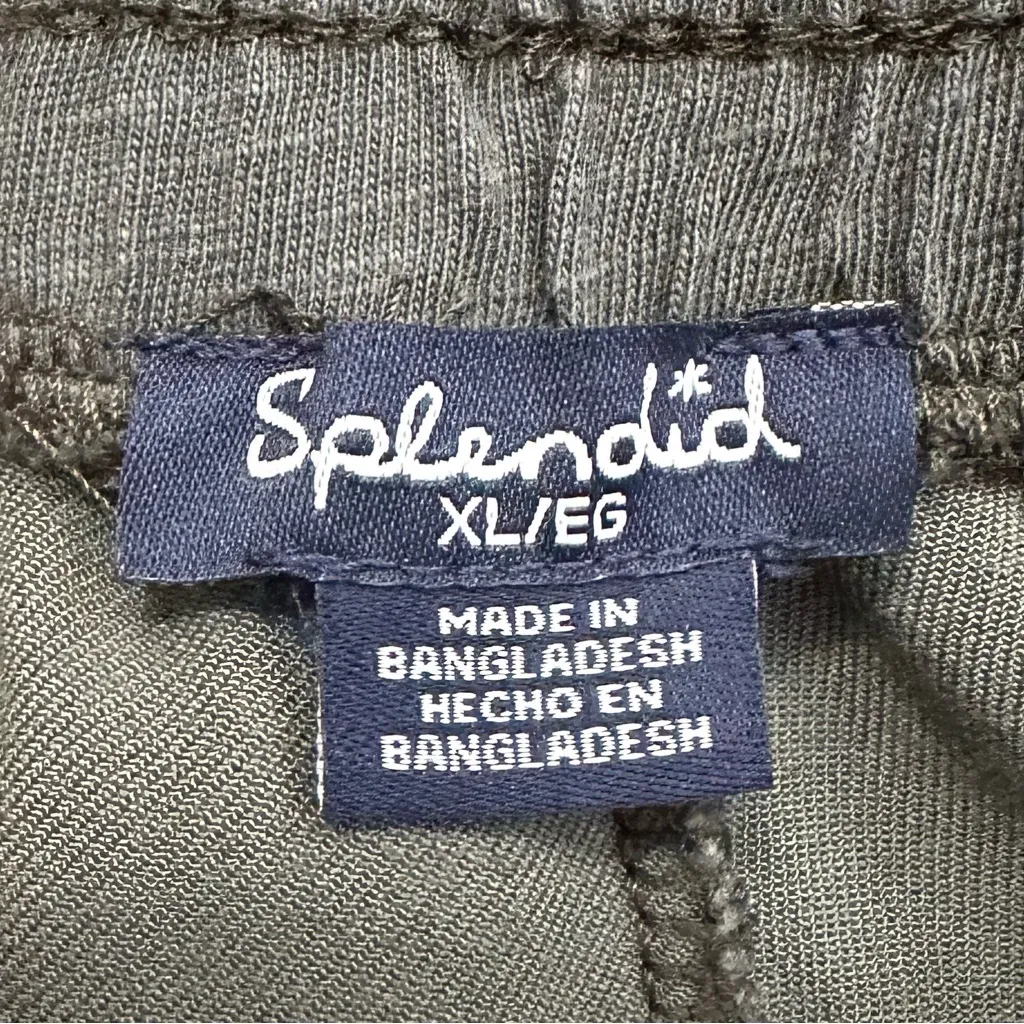 Splendid Green Camo Elastic Waist Pull On Jogger Pants, Size XL - Image 8