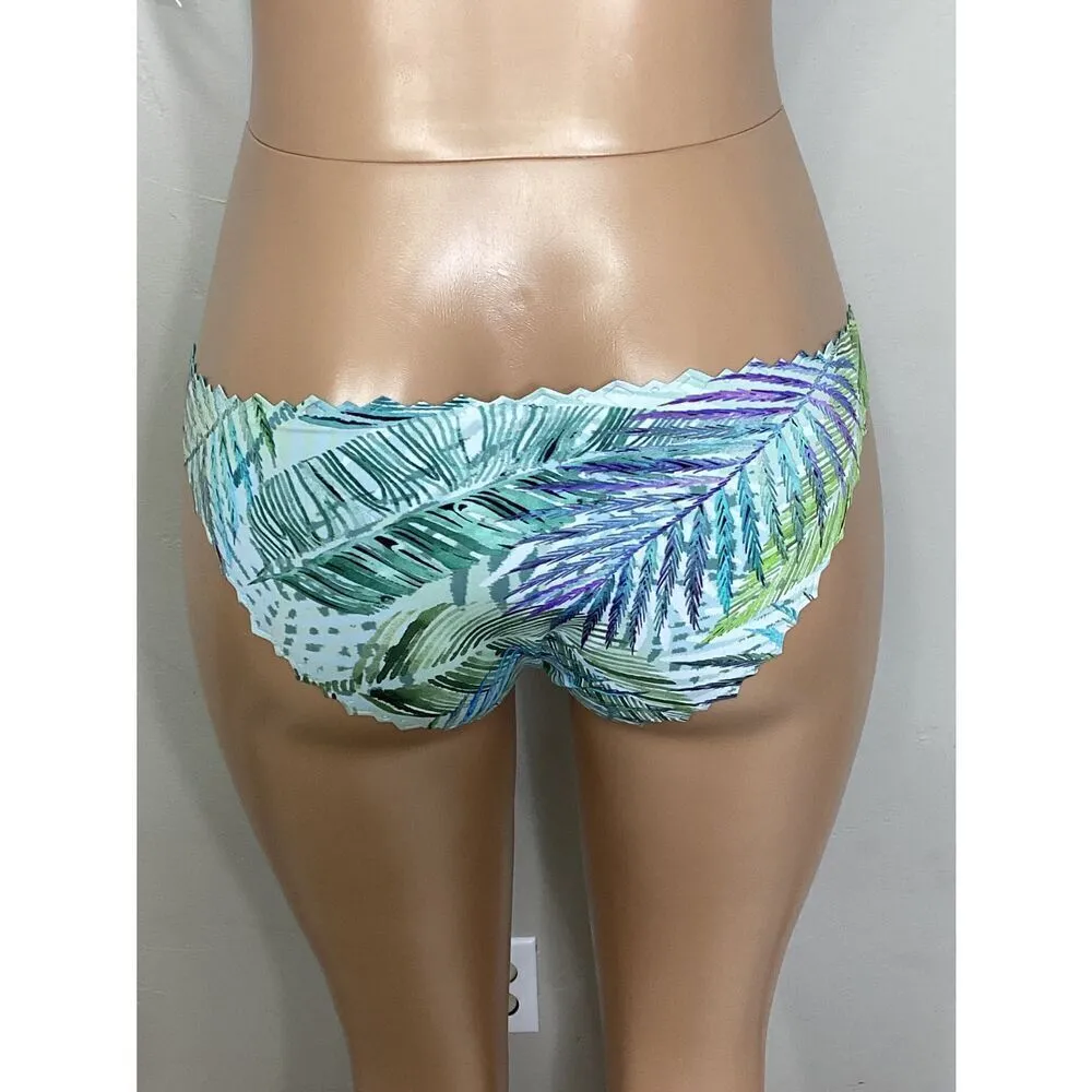 New. Pilyq palm print bikini set. L-top/S-bottom - Image 9