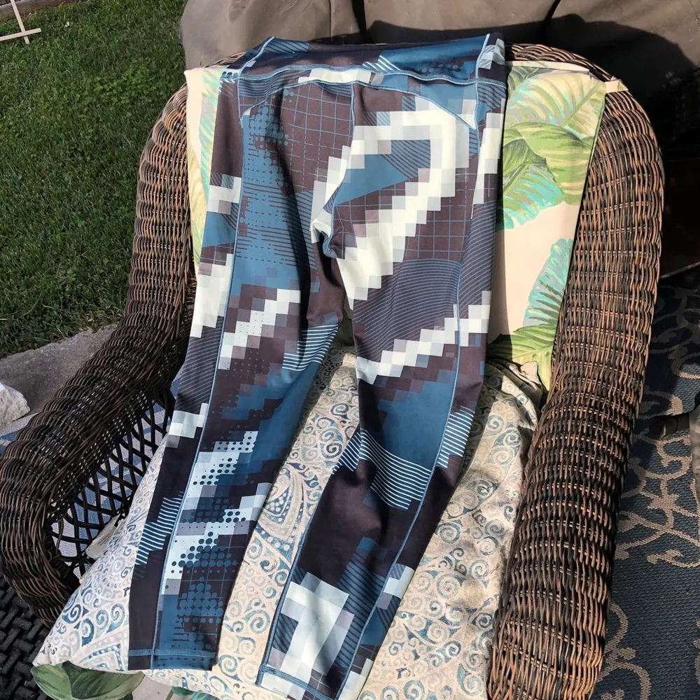 Adidas x Peloton Primgreen Believe This Tights Women M Large Halo Mint Abstract - Image 5