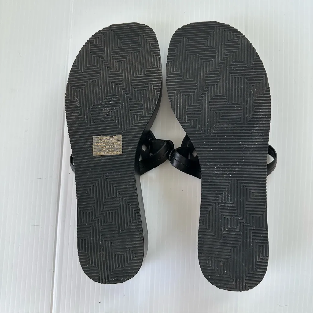 Tory Burch Miller Wedge Sandals Perfect Black, 10.5 - Image 13