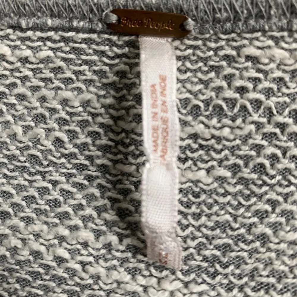 Free People textured tunic 3/4 sleeve V-neck/boat neck pullover - Image 4