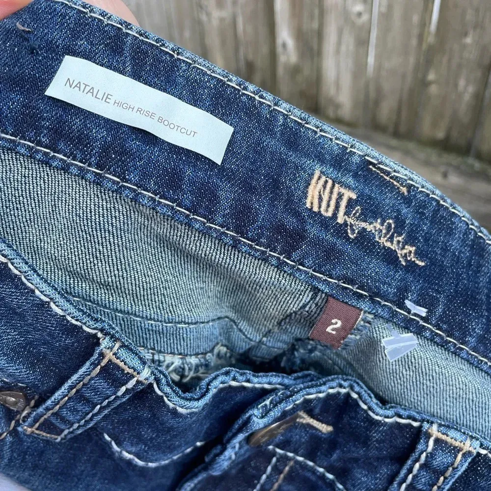 NWOT KUT FROM THE KLOTH NATALIE HIGH RISE BOOTCUT JEANS - Image 3