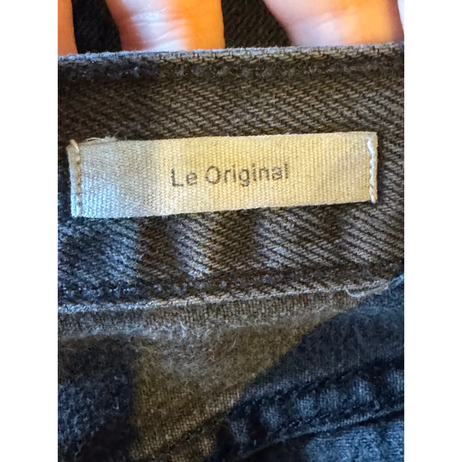 Frame Denim Shorts Women 28 Black Wash Le Original Distressed Fray Hem Jean Punk - Image 7