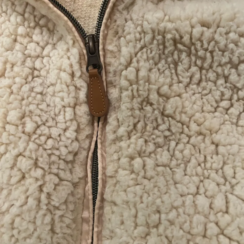 Simply Southern Womens Full Zip Hooded Sherpa  (Small, Cream) - Image 6