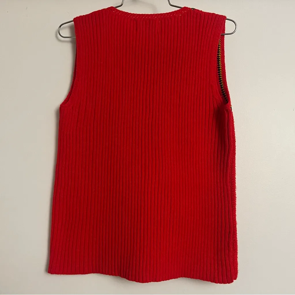 Vintage Aware Vest Red Size L - Image 2