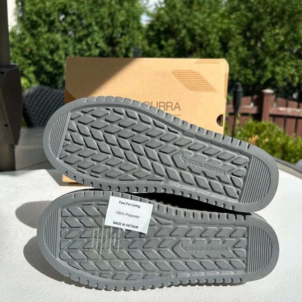 Koolaburra by UGG Short Gray Suede Boots Size 5 Women’s Shearling Lined with Box - Image 6