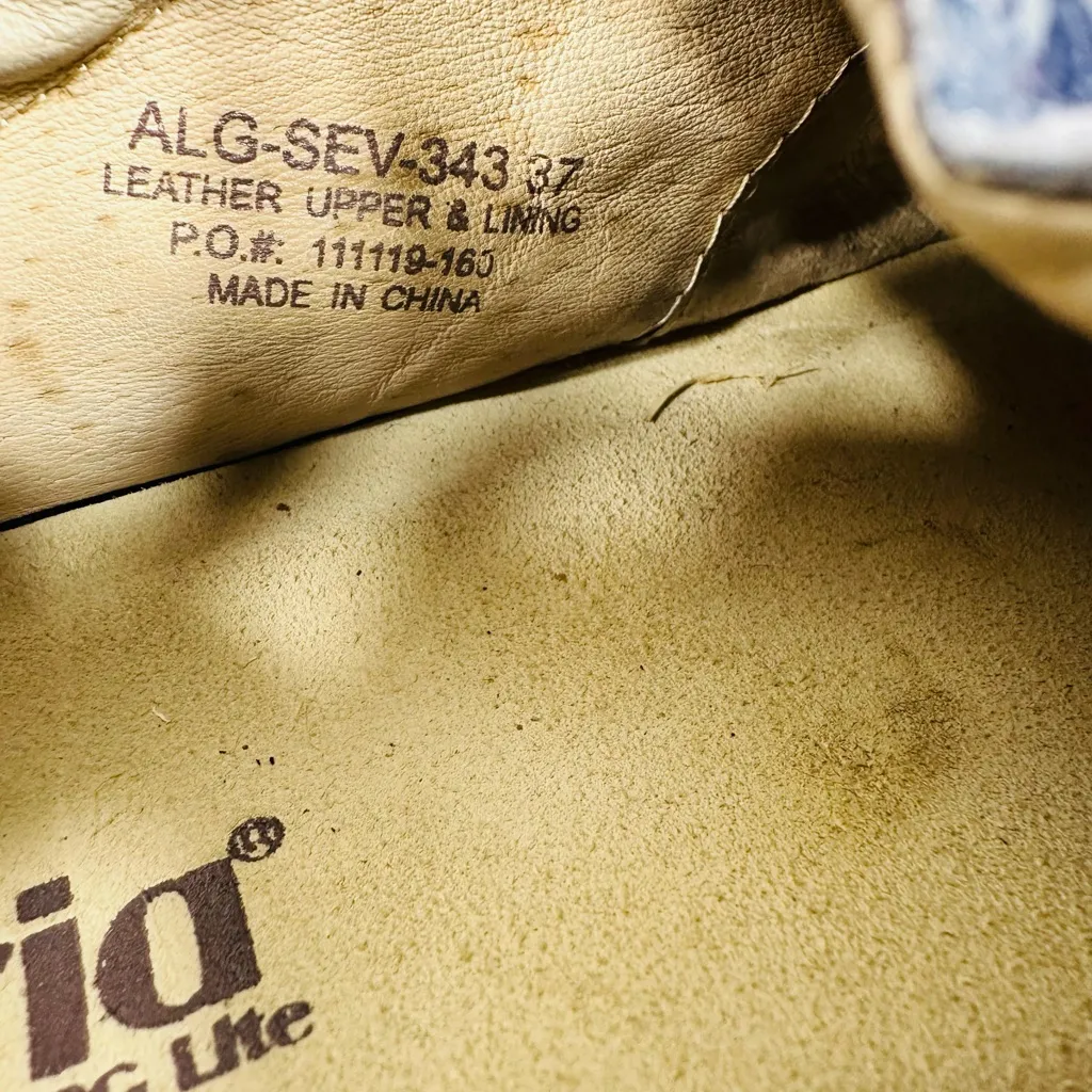 Alegria Seville Blue Lovely Patent Leather Slip on Clogs Womens Sz 37US 7 - Image 8