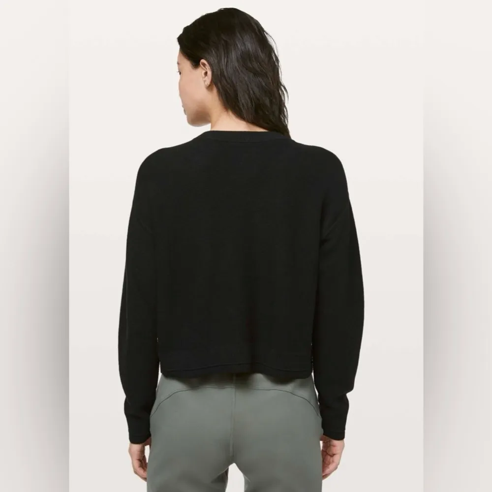 Lululemon Nurture & Nature Pull Over Black Sweater - Image 2