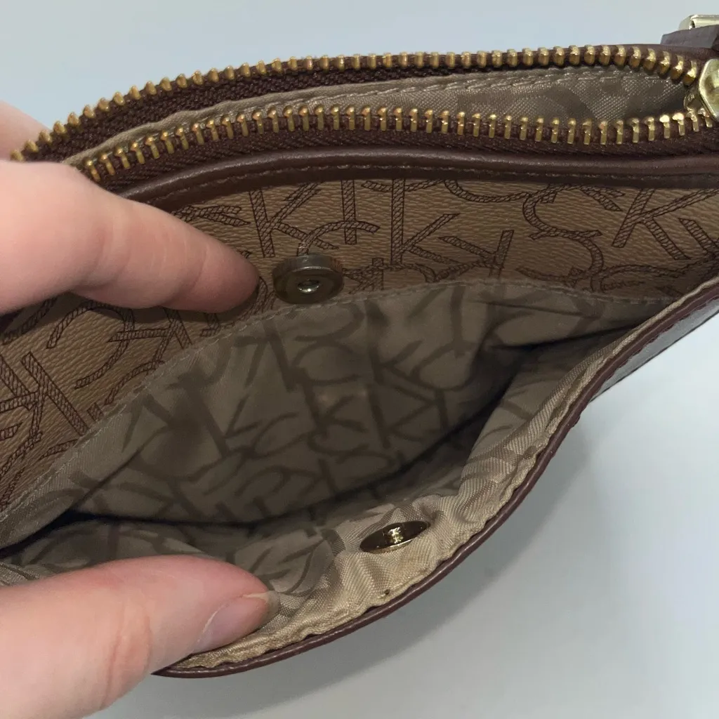 Calvin Klein Brown Monogram Women's Bag - Image 8