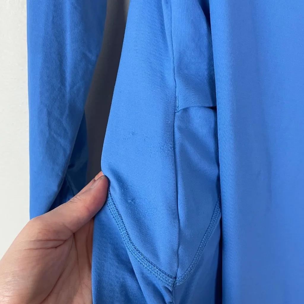 Title Nine Womens Blue Quarter-Zip Long Sleeve Pullover Shirt S‎ Golf Athletic - Image 7