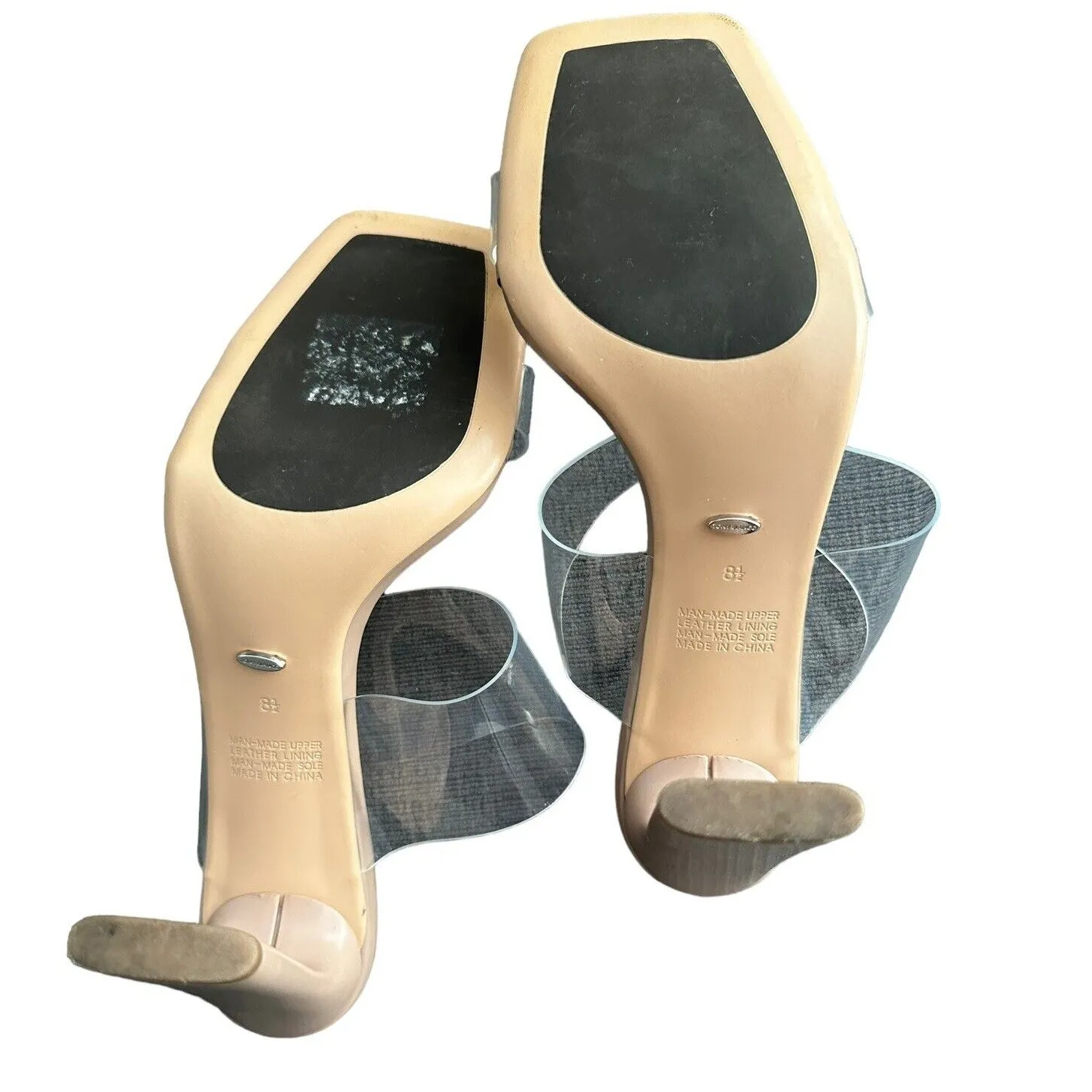 Tony Bianco Fresco Sandal in Clear Vinylite & Skin Nappa 8.5 With Box Womens - Image 9