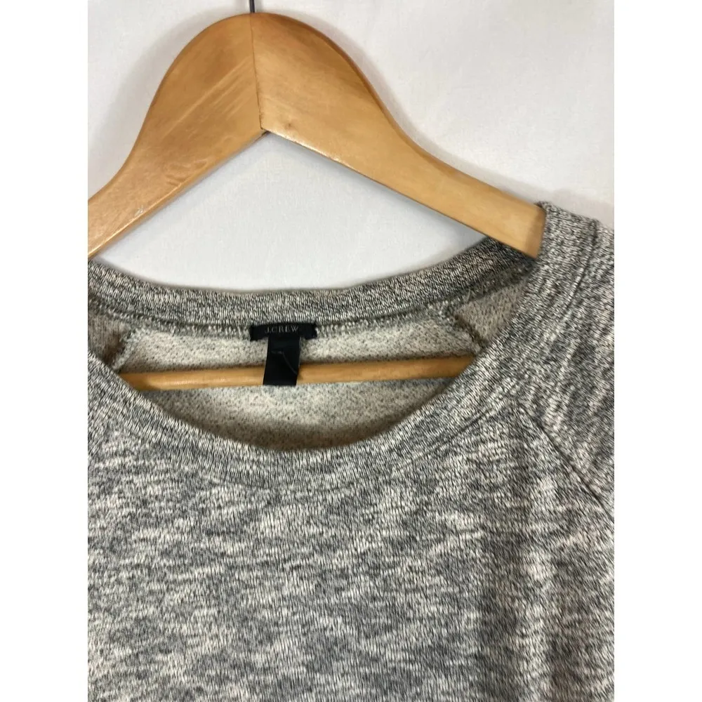 J Crew Loomknit Pullover Sweater Grey Size Medium - Image 2
