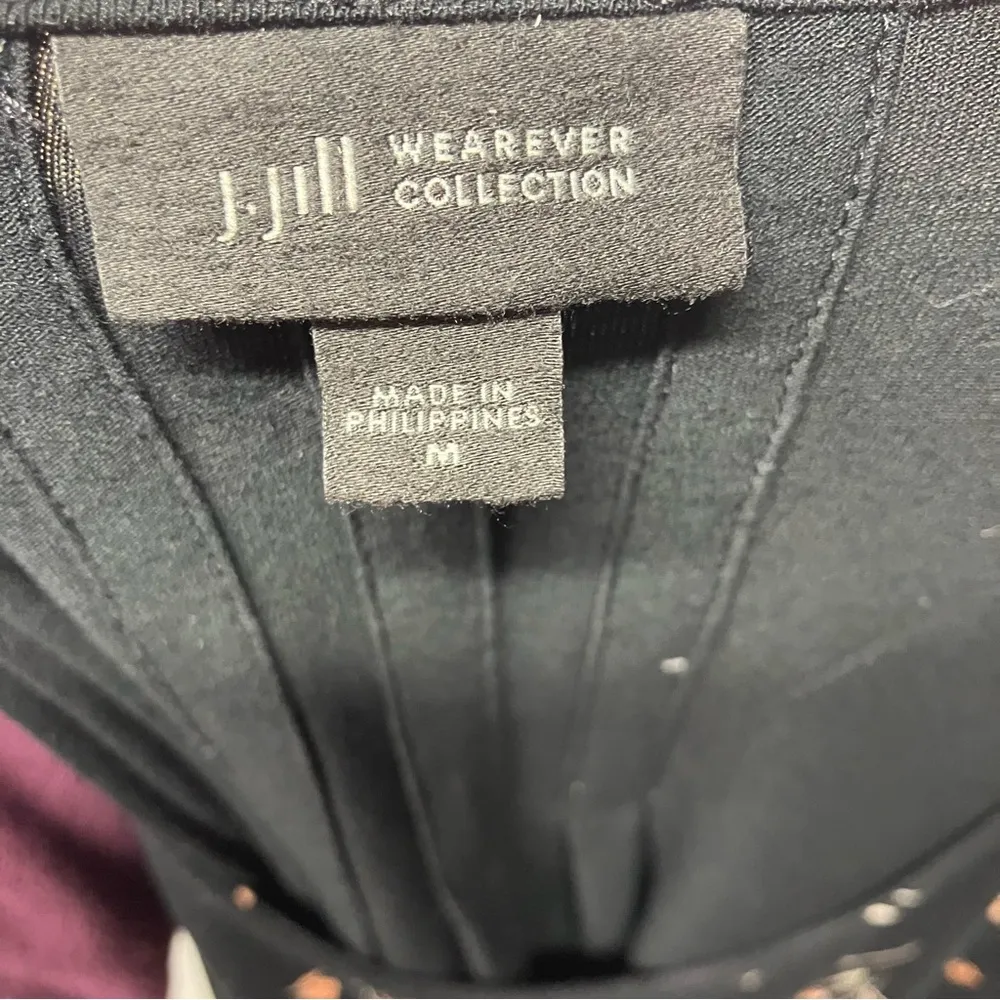 J. Jill Wearever Collection Floral Tunic Top Boho Spring Classic Soft Womens M - Image 10