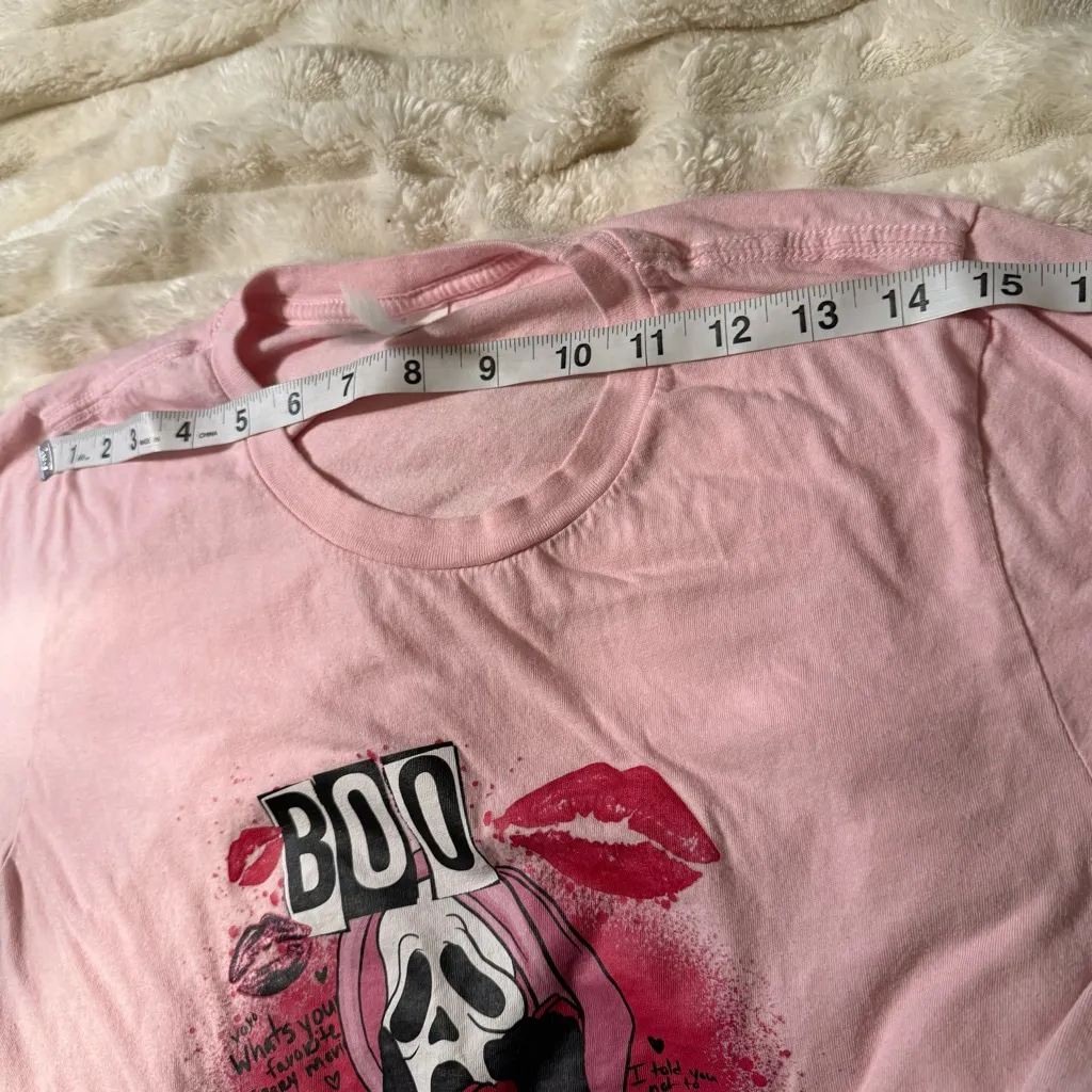 Scream Graphic Pink Tee M Size M - Image 9