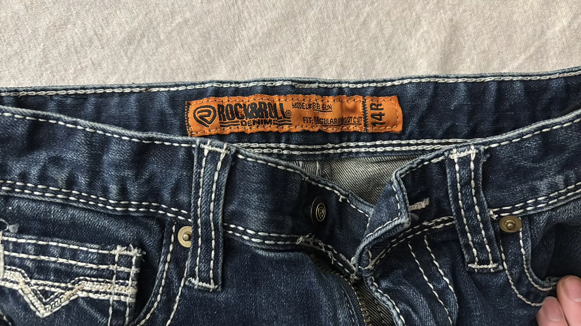 Rock and roll denim dark wash bootcut - Image 3