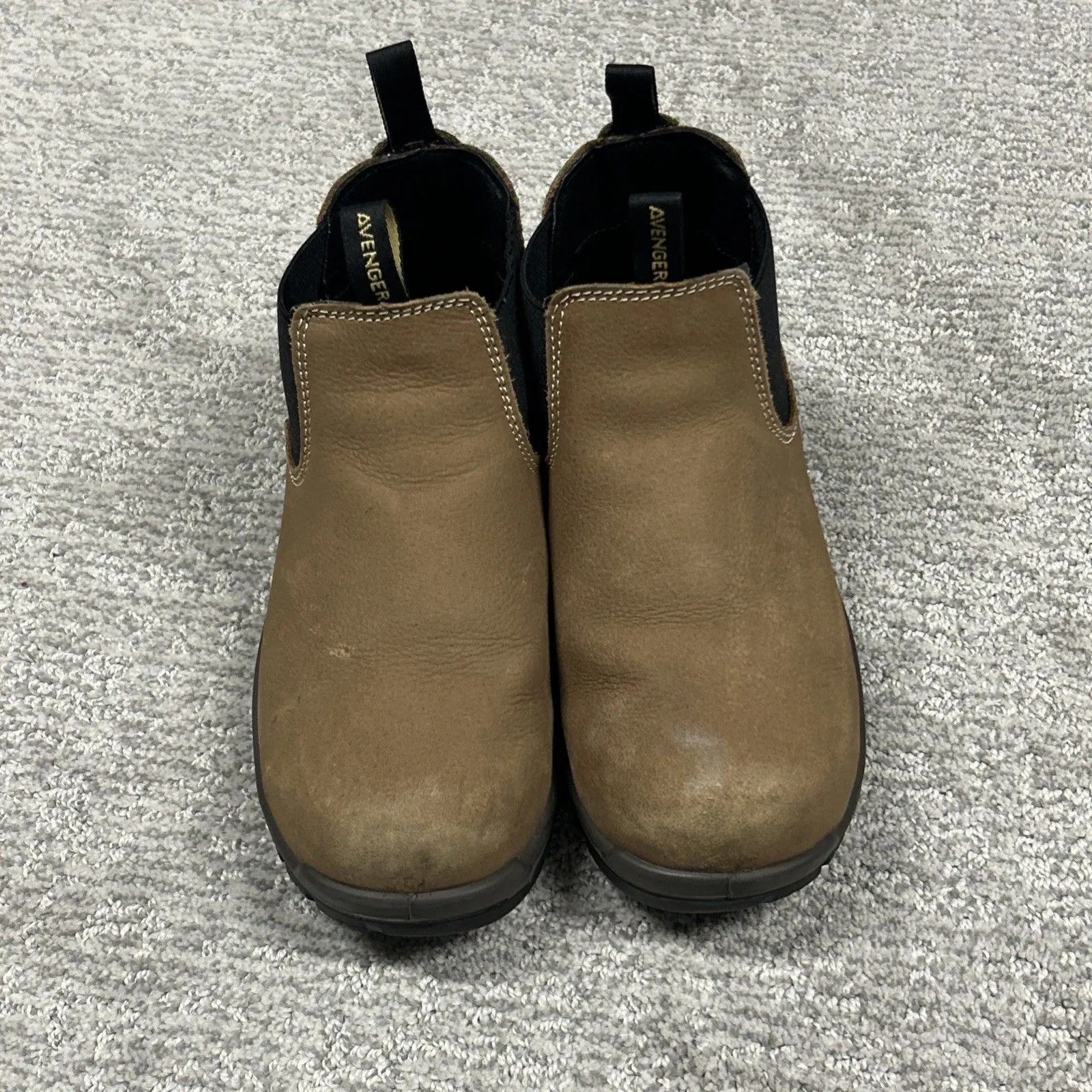 Avenger Foreman Romeo Boots Womens 7 Slip Resistant Composite Toe Brown Leather - Image 2