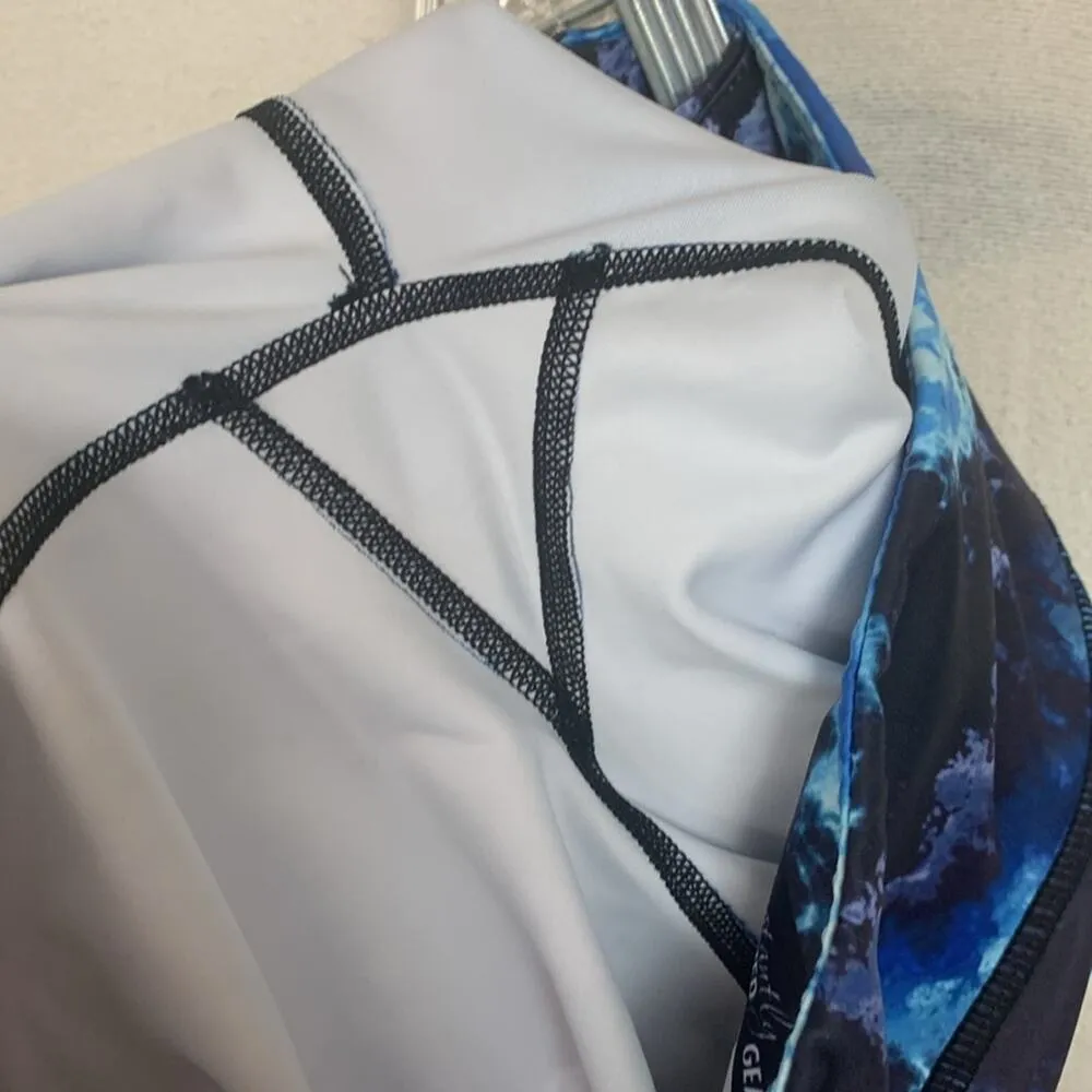 CVG Constantly varied gear women's XL storm leggings crop blue pockets gym worko - Image 7