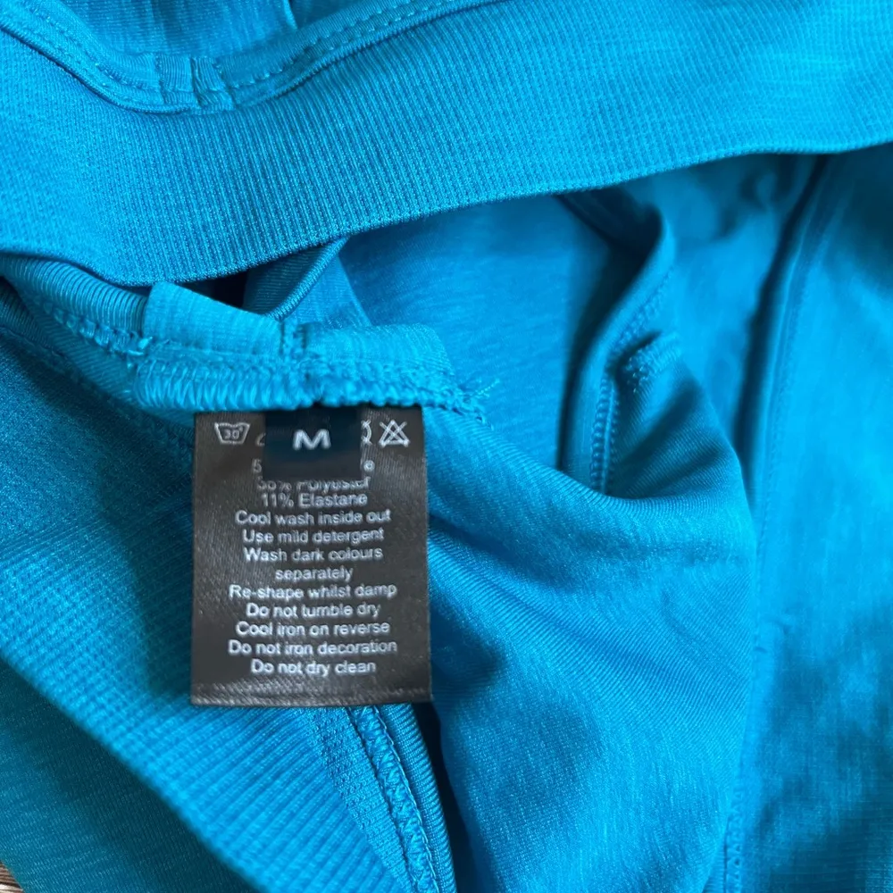 Alphalete  Trinity Sports Bra- Turquoise - Image 4