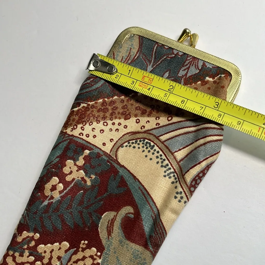 Vintage Boho Floral Tapestry Clutch for glasses or other accessories - Image 8