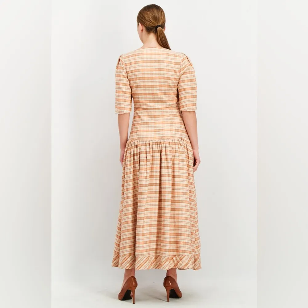 Jonathan Simkhai Greer Tailored Plaid Button - Image 6