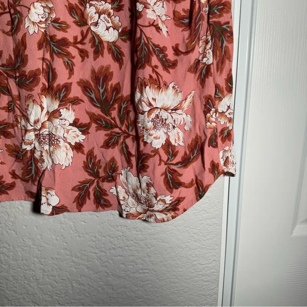 LOFT • Blouse • Lightweight • Floral Print • Spring/Summer/Fall • Plus 18 - Image 9