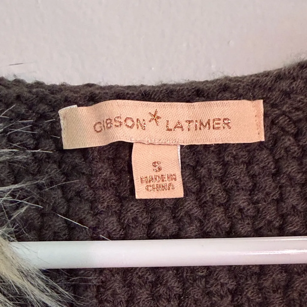 Gibson Latimer Women's Faux Fur Vest, Sz S - Image 7