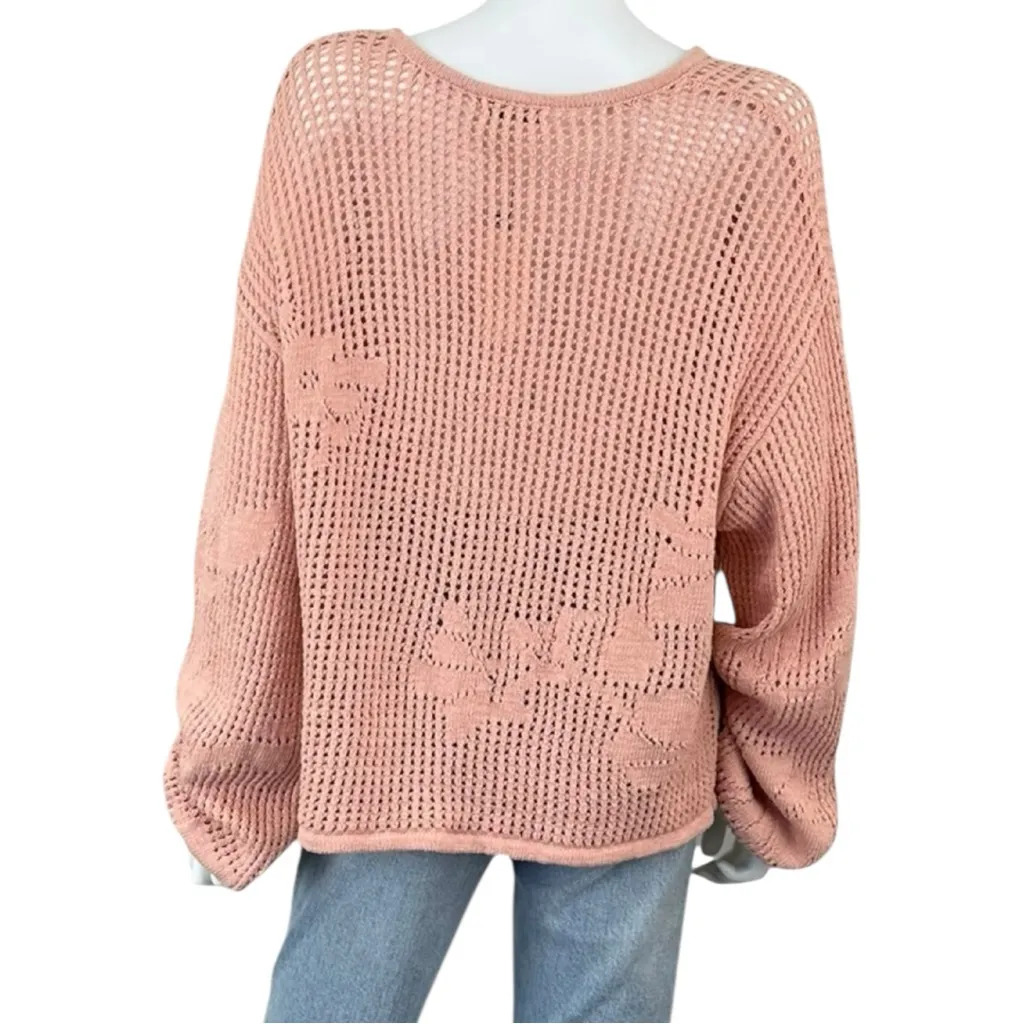Z SUPPLY NWT Pink Yael Sweater Size L - Image 3