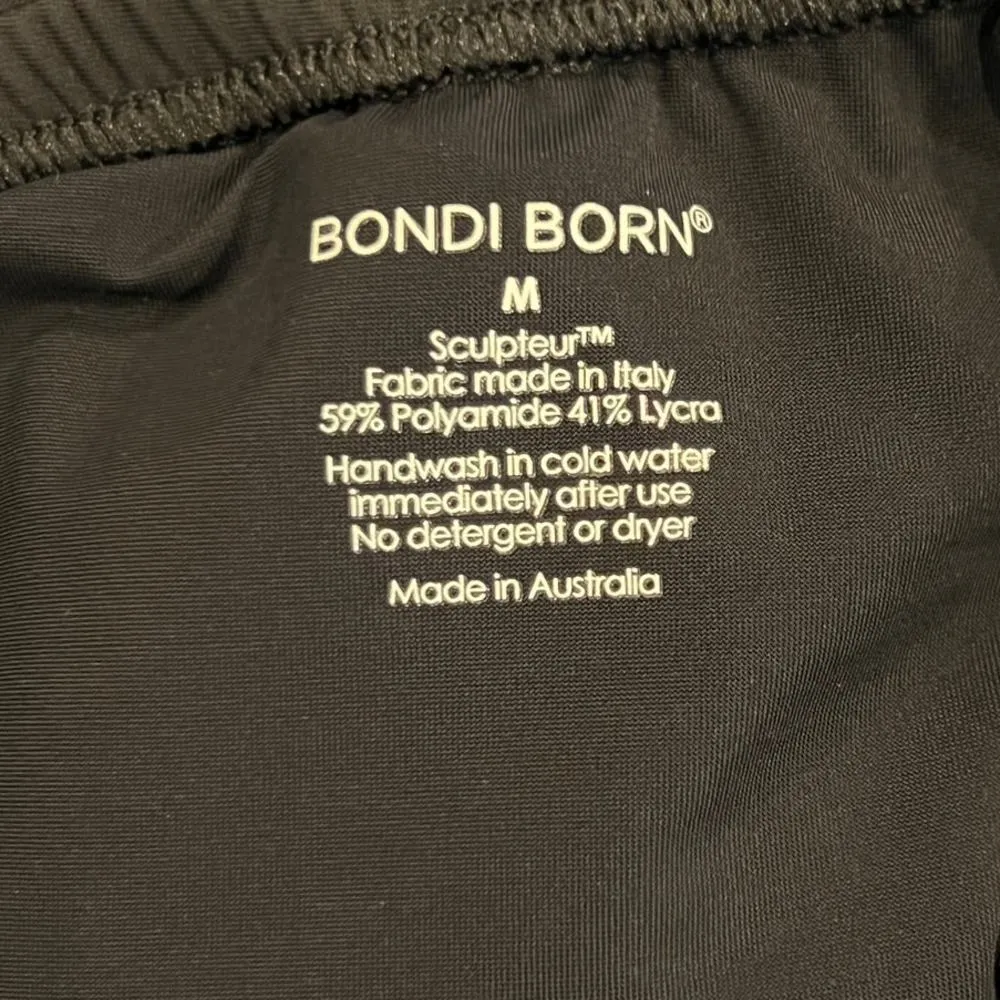 BONDI BORN Gwen Sculpteur Swimsuit Size Medium Black - Image 5