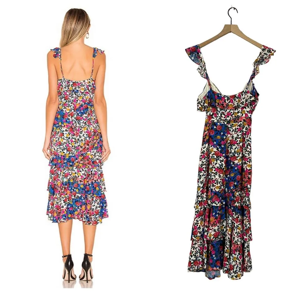 Nolita Midi Dress - Patchwork Multi - Small - Image 3