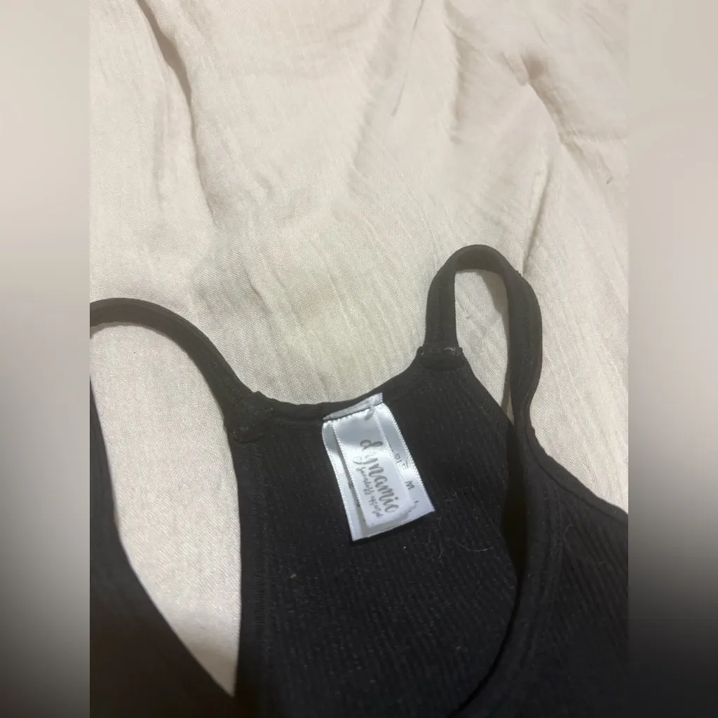 Dynamic women’s black high neck tank - Image 2