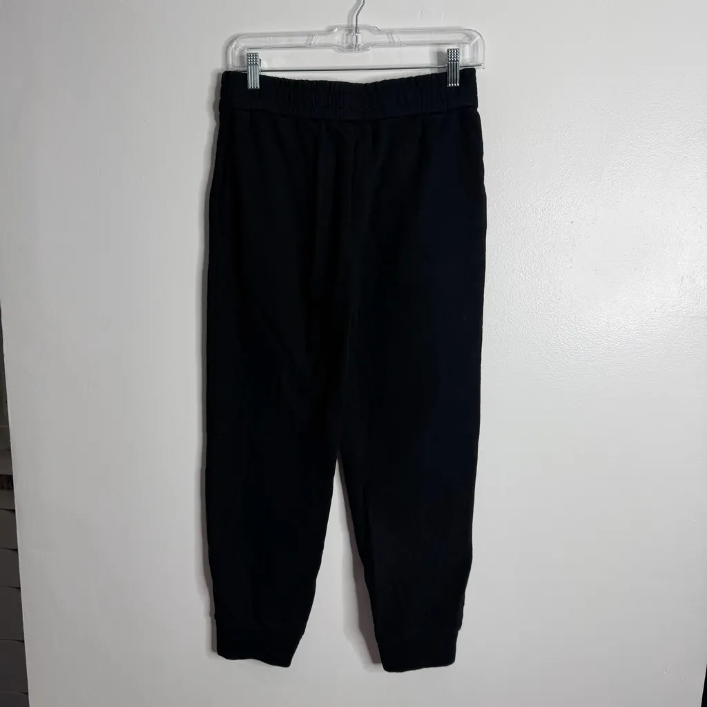 James Perse Yosemite Women’s Black Sweatpants Small (1) Drawstring Waist Lounge - Image 2