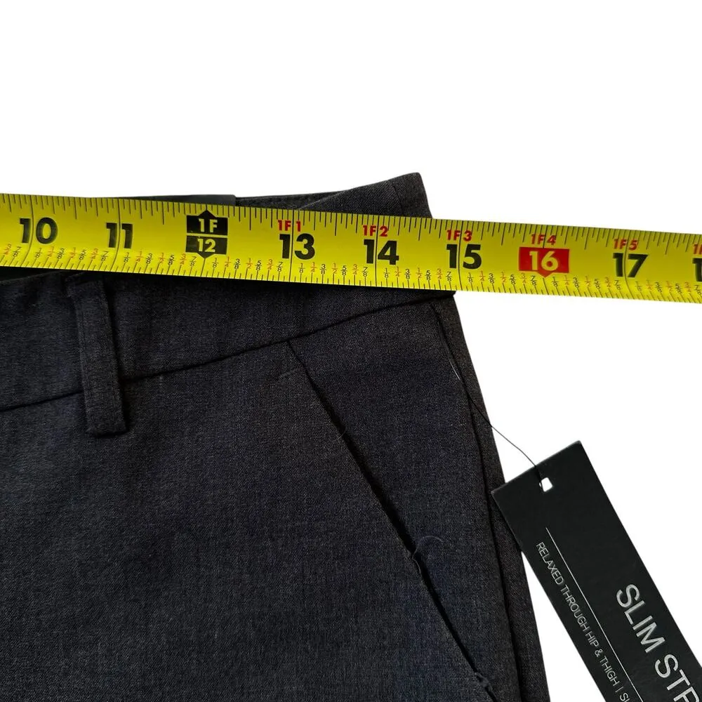 Apt. 9 Gray Modern Fit Slim Ankle Straight Pants Women Size 2 | 21-5 - Image 8