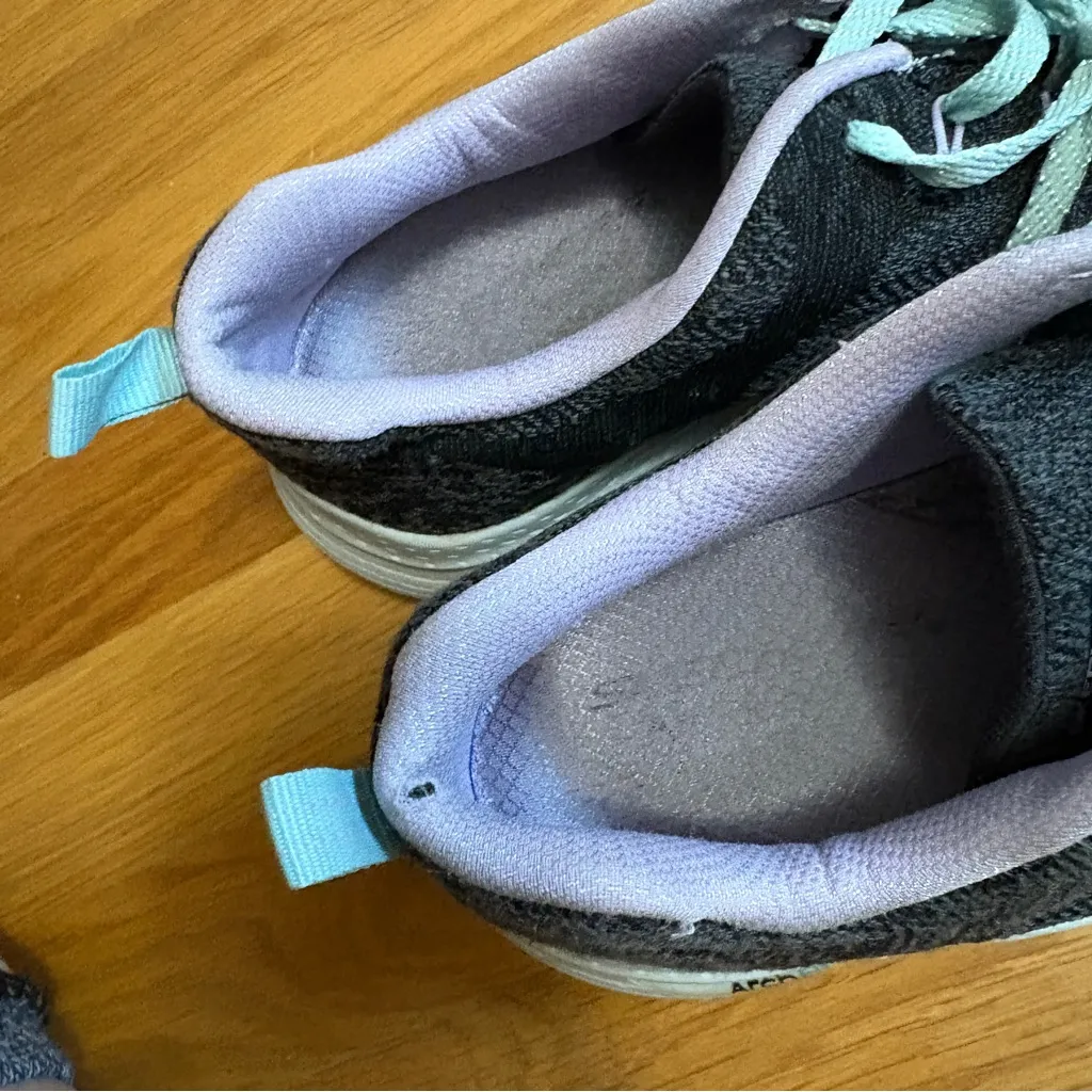 Skechers Arch Fit Comfy Wave Black Lavender Women's Sneakers size 8.5 SN149414 - Image 9