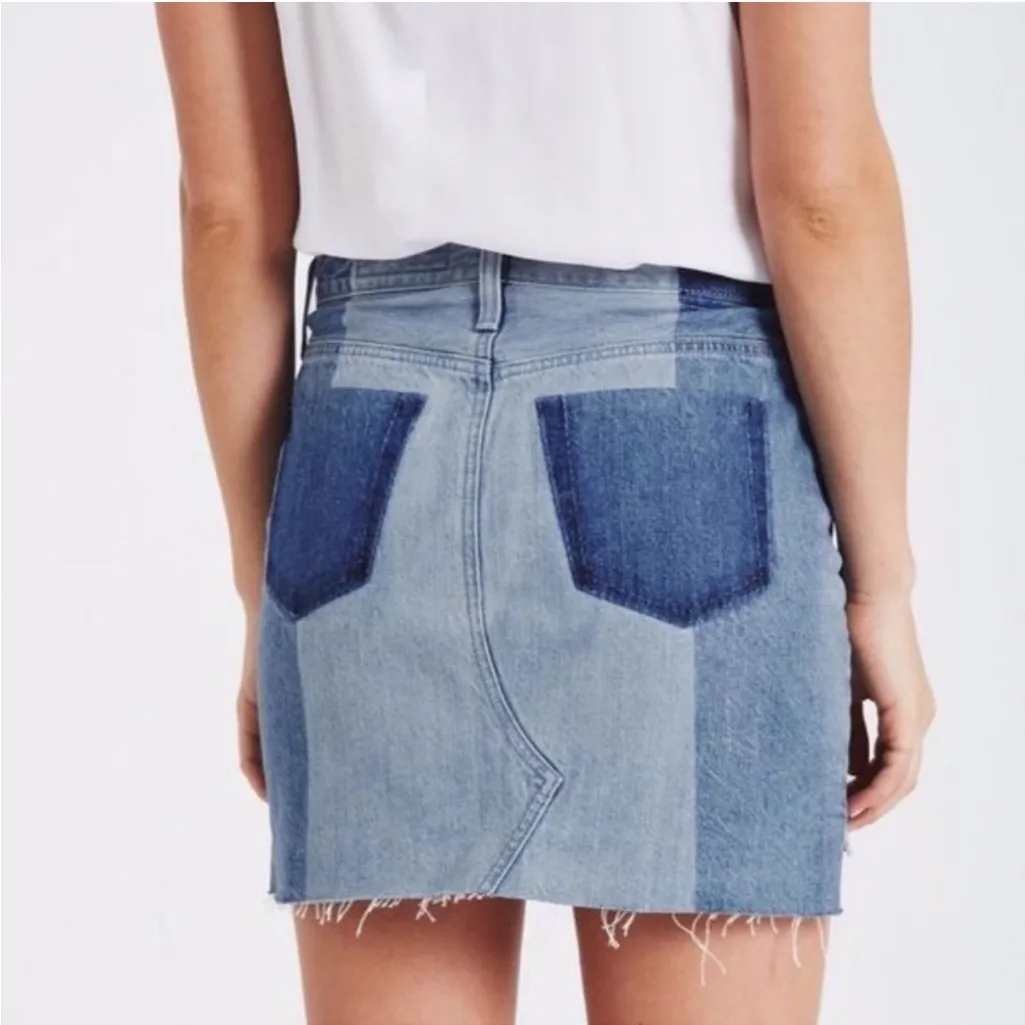 AG The Sandy Denim Skirt in 19 years fracture - Image 7