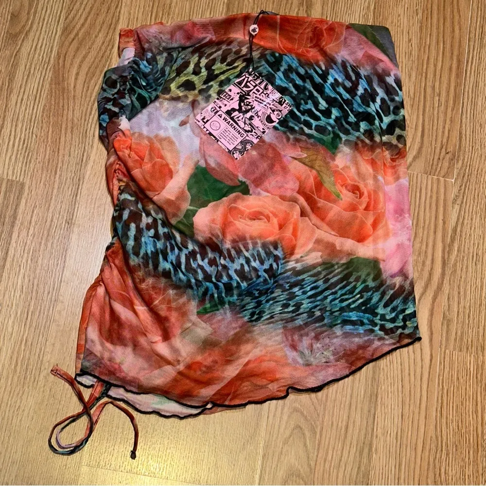 Rose animal print skirt - Image 4