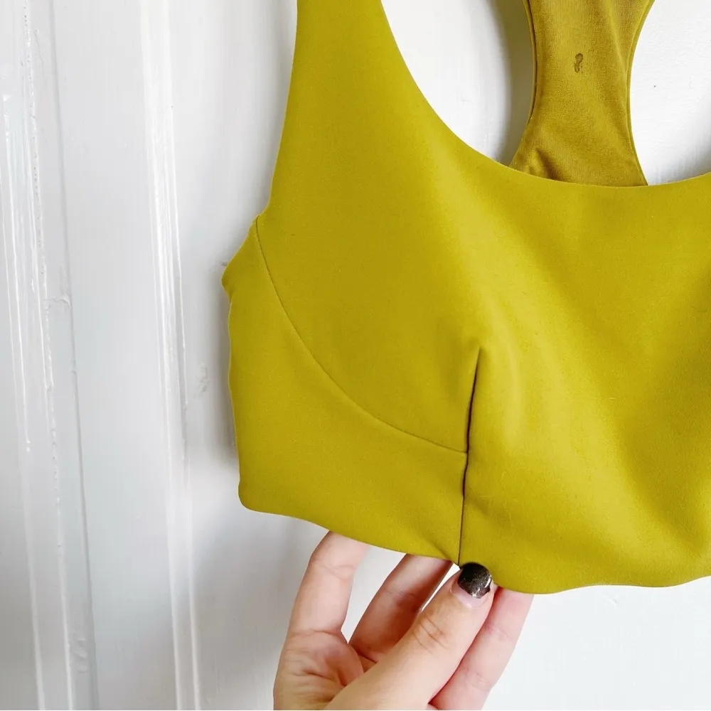 Lululemon • Wunder Train Bra Medium Support C/D Cup Auric Gold chartreuse green - Image 4