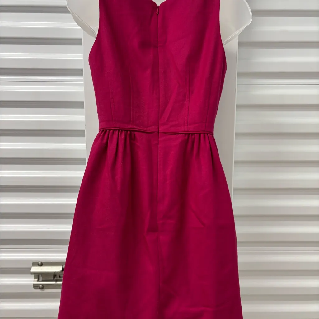J. Crew Vibrant Pink Mini Dress - Image 4