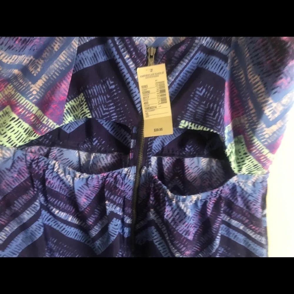 AE American Eagle Women’s Dress Chevron Print NWT - Image 3