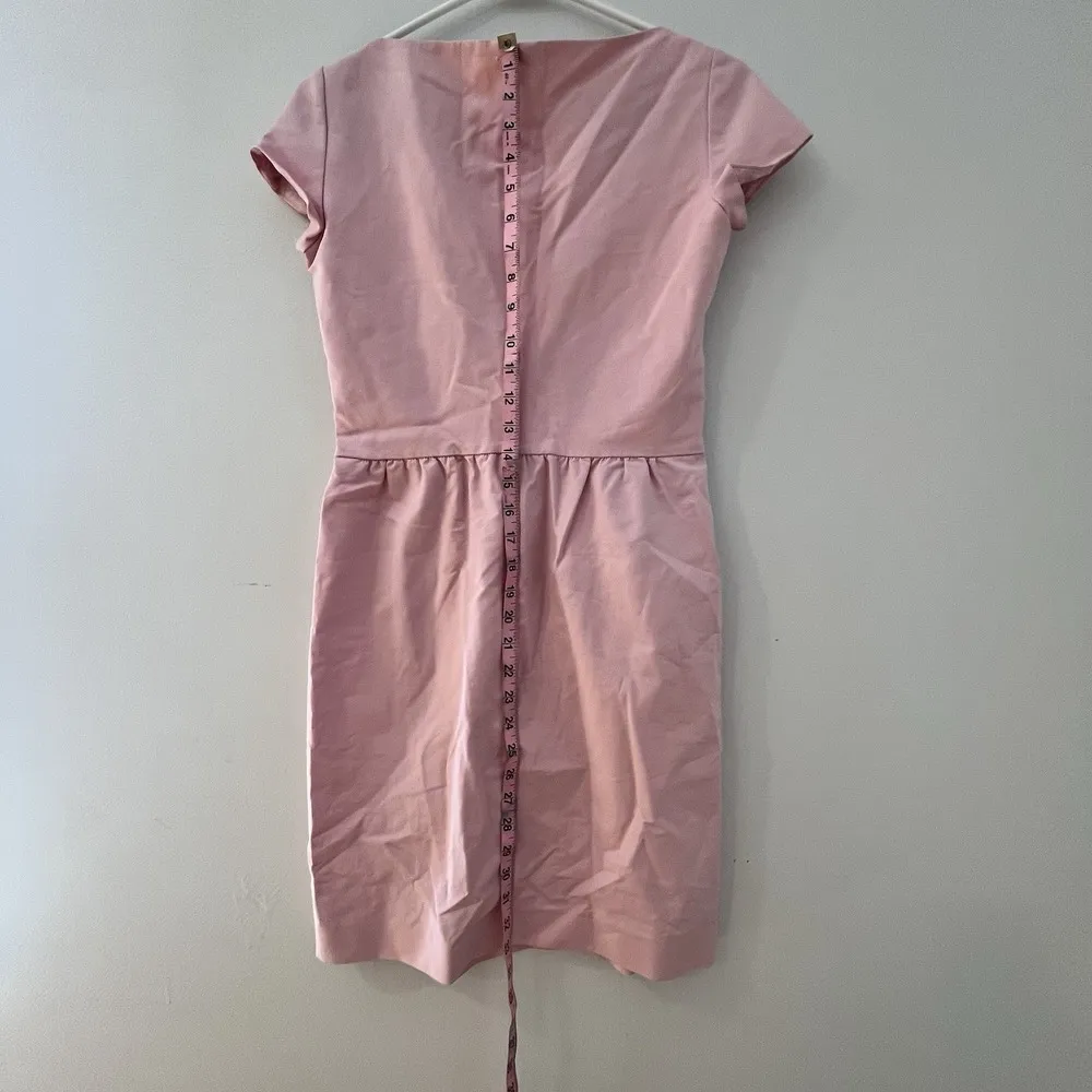 Boutique Moschino Size Small / 6 Pink Sweetheart Cotton Dress - Image 6