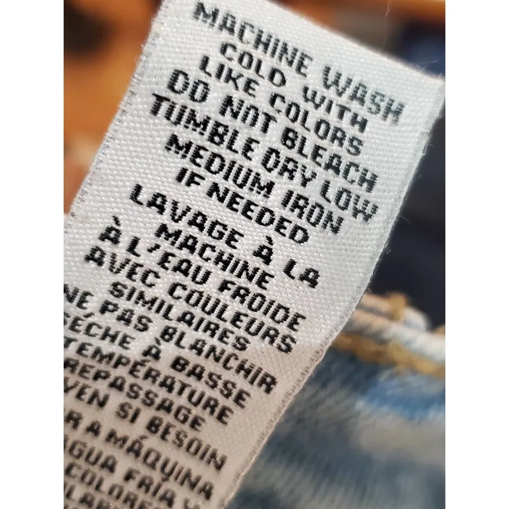 Celebrity Pink Women Blue Denim High Rise Cotton Slim Straight Jeans Size 7/28 - Image 9