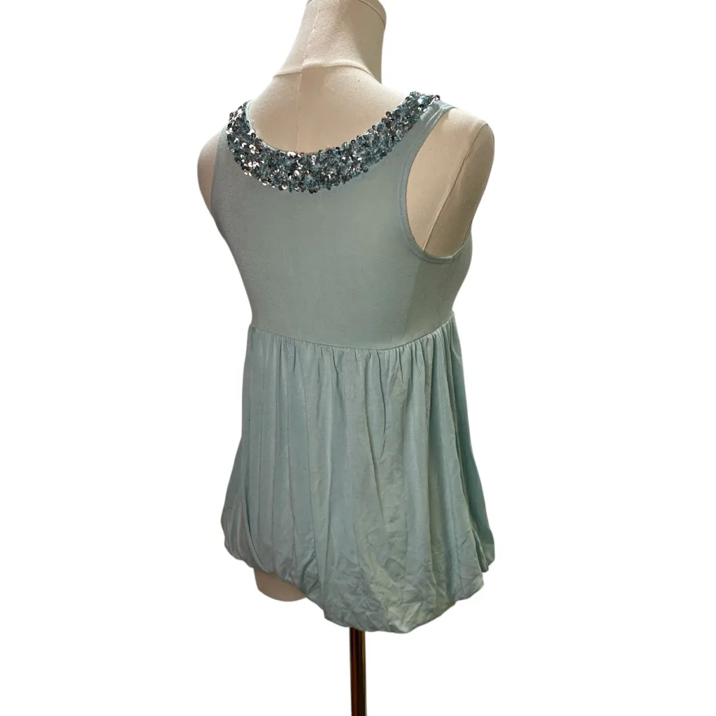 Y2K Sequin Top Blue - Image 4