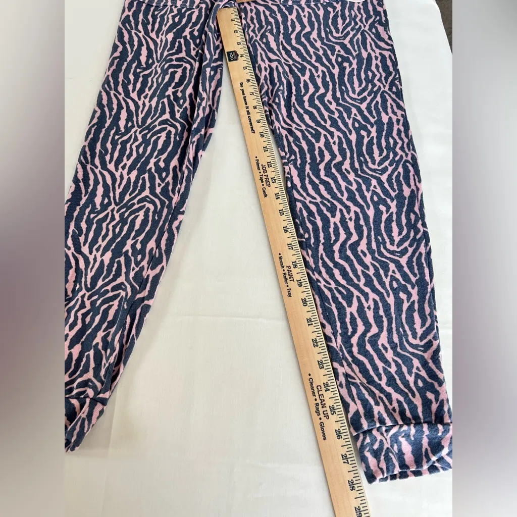 Thalia Sodi Lounge Pants Women’s Sz Medium Pink Gray Zebra Drawstring NWT Comfy - Image 8