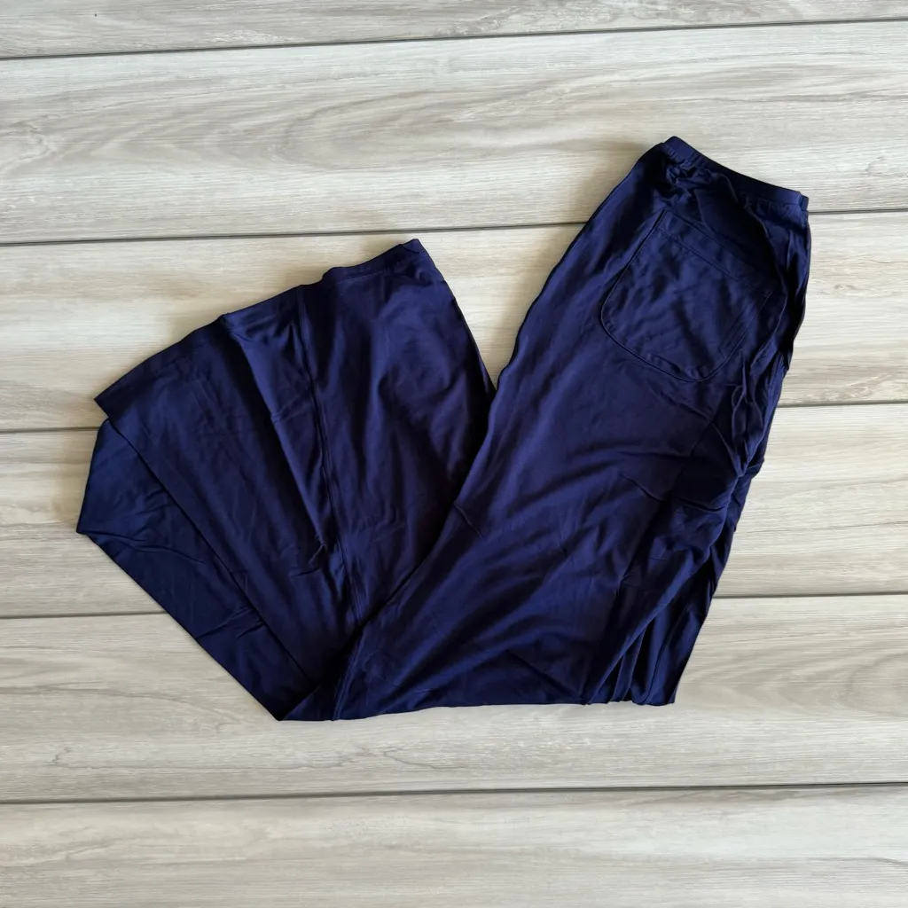 PopFlex Deep Sleep Bell Bottoms Navy Small NWT Blue - Image 6