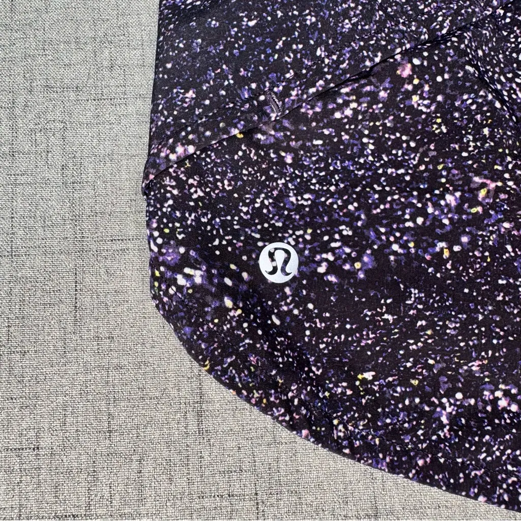 Lululemon Speed Up Athletic Shorts Crystalline Multi Black Purple Size 10 - Image 7