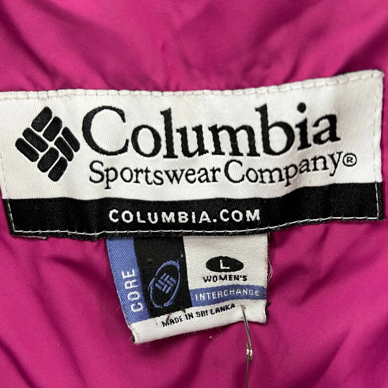 Columbia Vertex Core Interchange Jacket Womens L Pink Quilted Full Zip Outdoors - Image 12