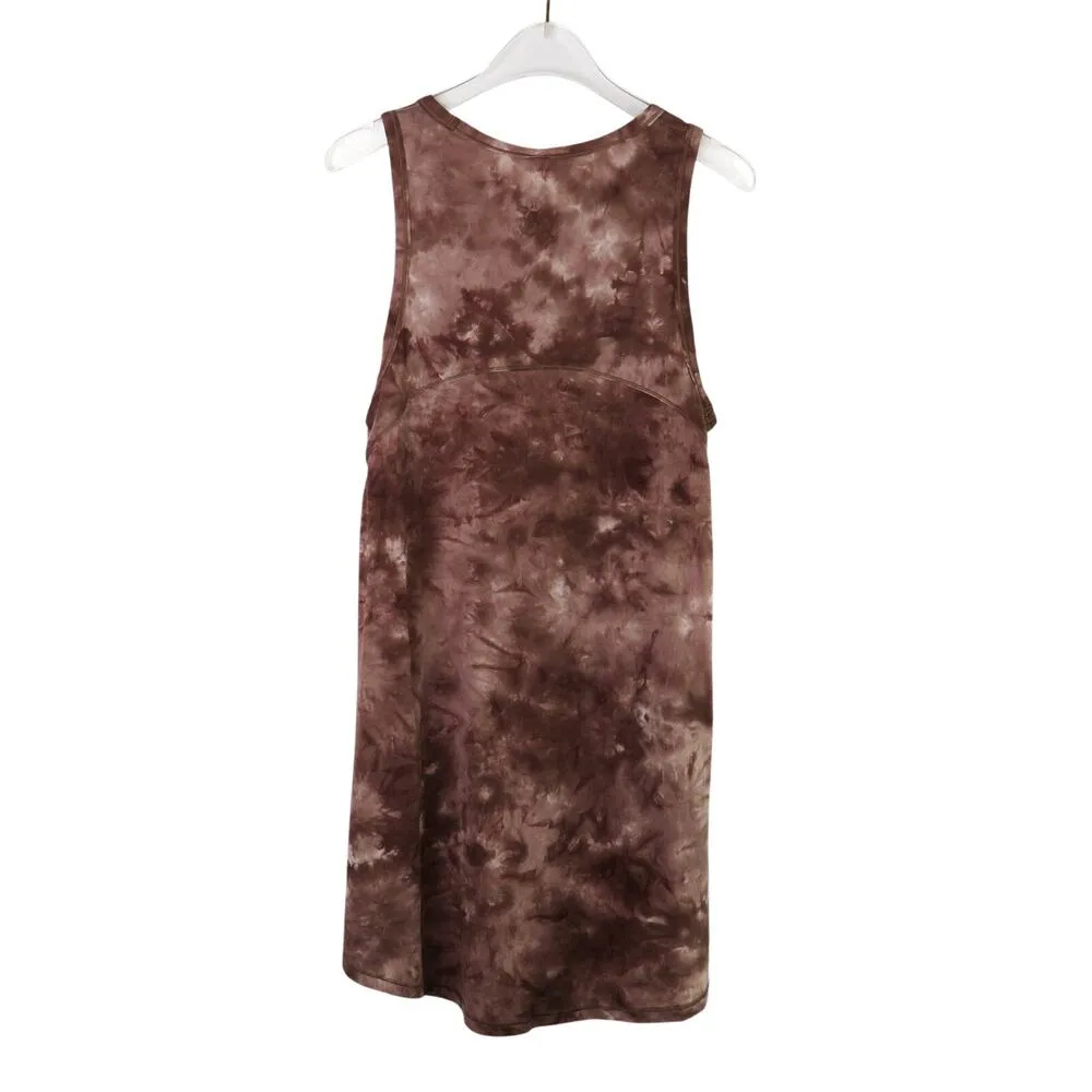 Lululemon Long for Length Tank Diamond Dye Pink Bliss Spanish Oak Medium Tie Dye - Image 5