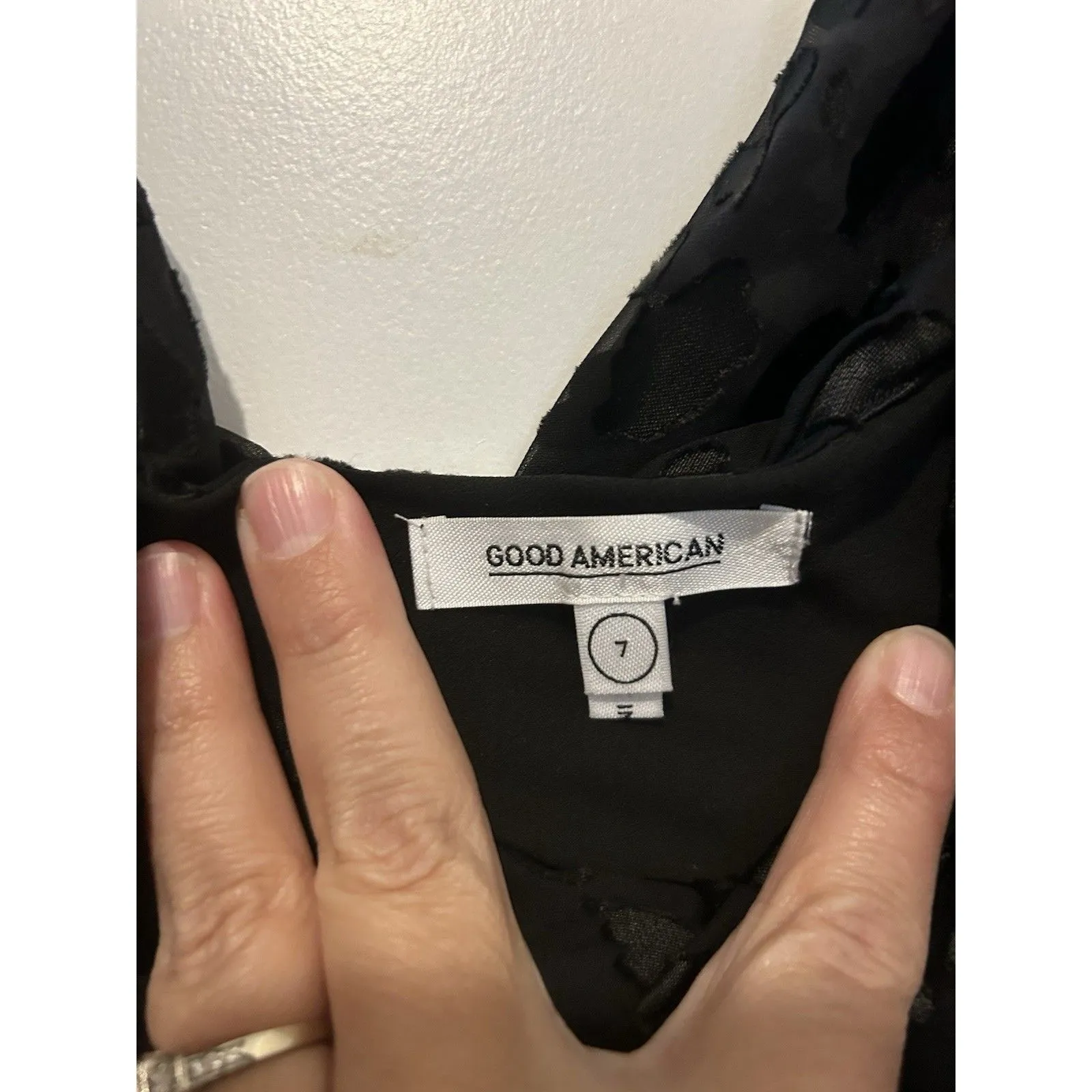 Women's Good American Black Cheetah Animal Print Slip Dress Size 4X (7) Cocktail - Image 3