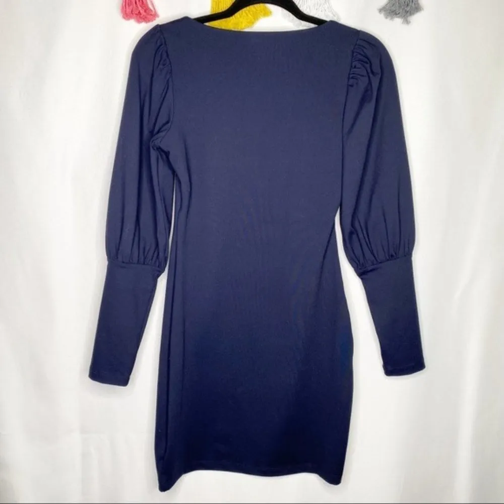 Susana Monaco Puff Sleeve Square Neck Mini Dress - Image 9
